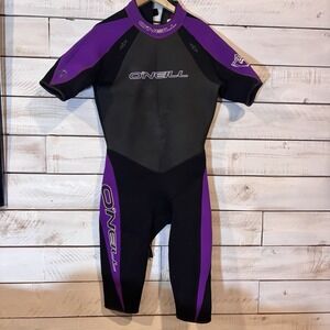 O'Neill Wetsuit Women's XS4D Size Large Purple Surfing